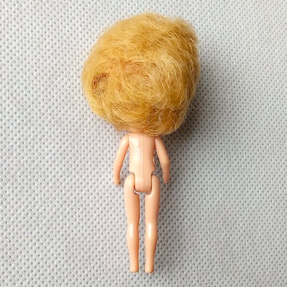 Tiny Vintage Retro Toy Doll, Miniature Doll, Tiny Doll, Little Toy Doll - Picture 2 of 8